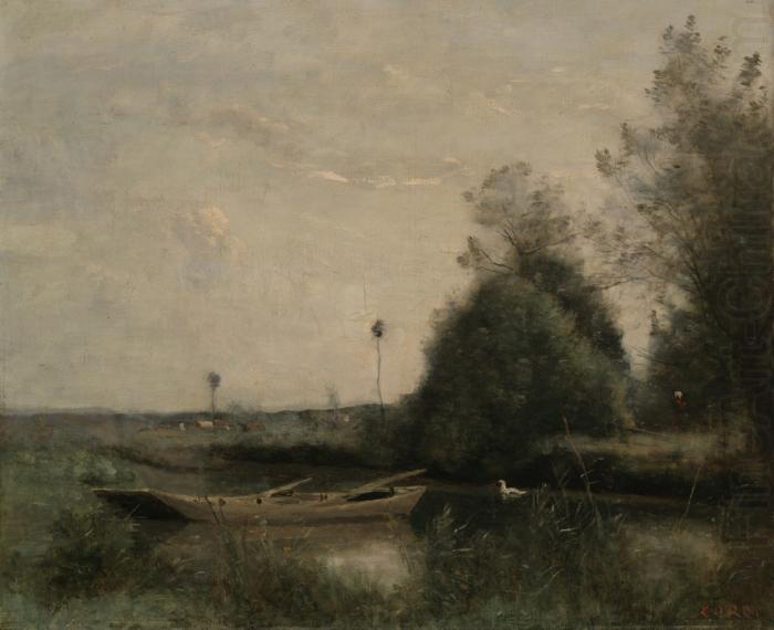 Pond at Mortain-Manche, Jean-Baptiste-Camille Corot